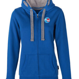 Kapuzenjacke / Zoodie Premium Kontrast Damen